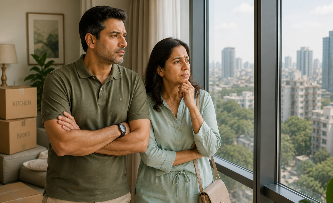NRI couple preparing to move back to India