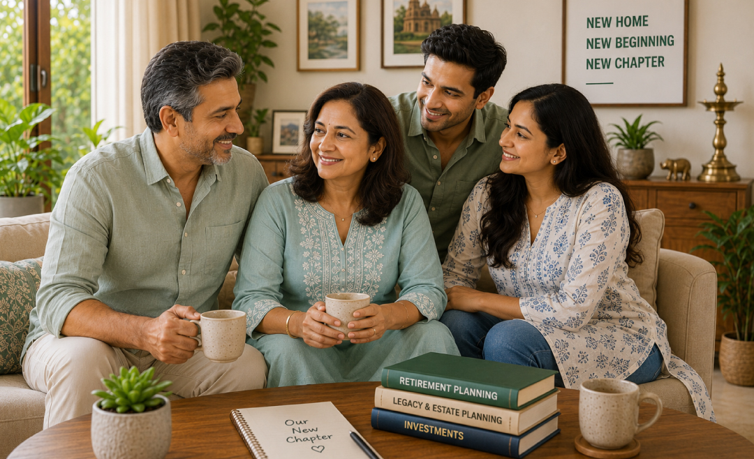Family already settled after returning to India
